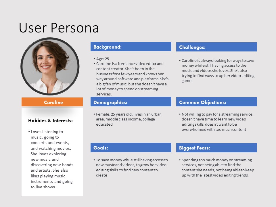 user persona